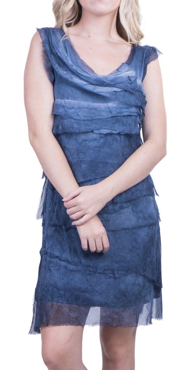 gigi sleeveless long ruffle dress Gigi Sleeveless Long Ruffle Dress