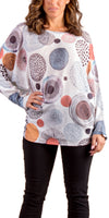 Daria Batwing Sweater with Dots