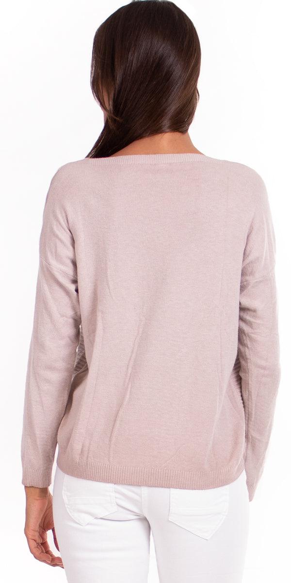 Elisabetta Sweater - Gigi Moda - Made in Italy # 9134, basics, Blouse, fall, free shipping, Gigi Moda, italian top, knit, Made in Italy, OS, resort, resort wear, ribbed, Top, washable, winter