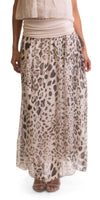 Sondra Leopard Maxi Skirt