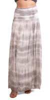 Sondra Tie Dye Maxi Skirt - Shop Gigi Moda - Made in Italy # 100% Silk, Made in Italy, Silk