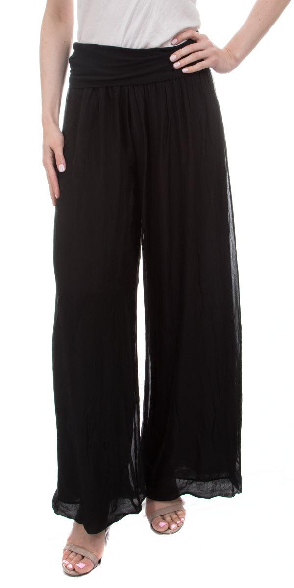 Aspen Pant - Gigi Moda - Made in Italy # 9992, Balloon Hem, balloon pants, feminine, flowy, Gigi Moda, Made in Italy, palazzo, resort, resort wear, spring, summer, woman, women clothes