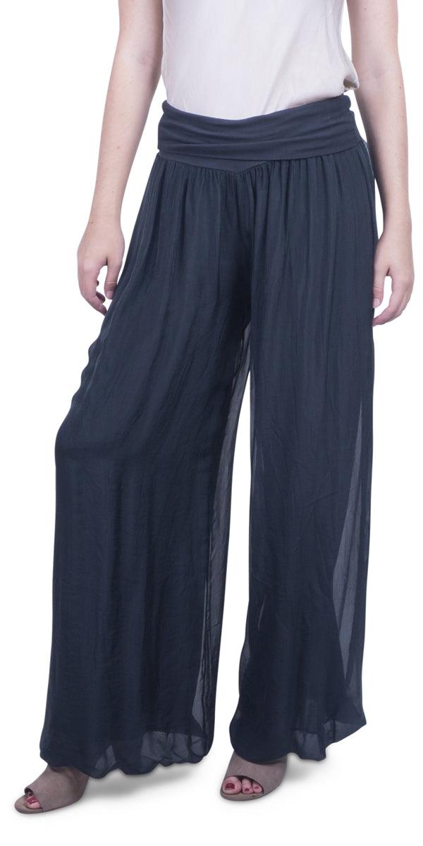 Aspen Pant - Gigi Moda - Made in Italy # 9992, Balloon Hem, balloon pants, feminine, flowy, Gigi Moda, Made in Italy, palazzo, resort, resort wear, spring, summer, woman, women clothes