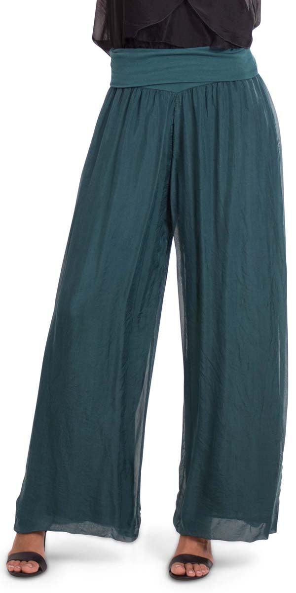 Aspen Pant - Gigi Moda - Made in Italy # 100% Silk, 9992, Balloon Hem, balloon pants, feminine, flowy, Made in Italy, palazzo, resort, resort wear, spring, summer, woman, women clothes