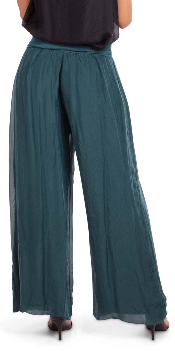 Aspen Pant - Gigi Moda - Made in Italy # 100% Silk, 9992, Balloon Hem, balloon pants, feminine, flowy, Made in Italy, palazzo, resort, resort wear, spring, summer, woman, women clothes