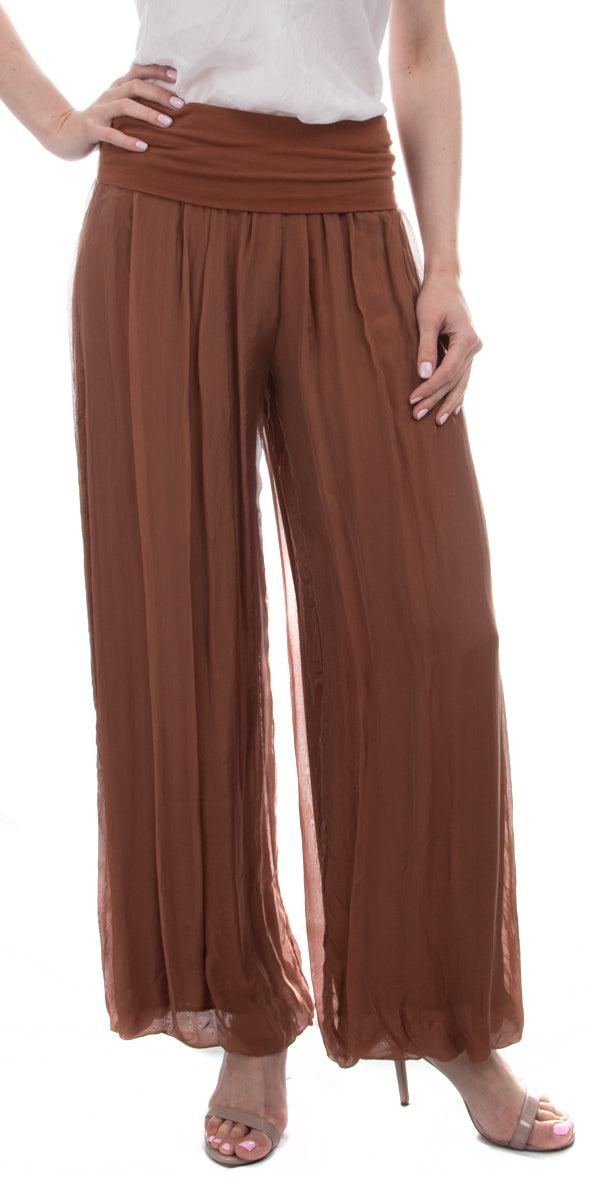 Aspen Pant - Gigi Moda - Made in Italy # 9992, Balloon Hem, balloon pants, feminine, flowy, Gigi Moda, Made in Italy, palazzo, resort, resort wear, spring, summer, woman, women clothes