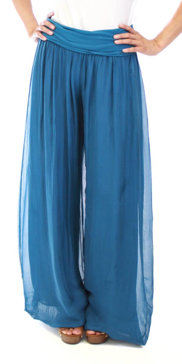 Aspen Pant - Gigi Moda - Made in Italy # 9992, Balloon Hem, balloon pants, feminine, flowy, Gigi Moda, Made in Italy, palazzo, resort, resort wear, spring, summer, woman, women clothes