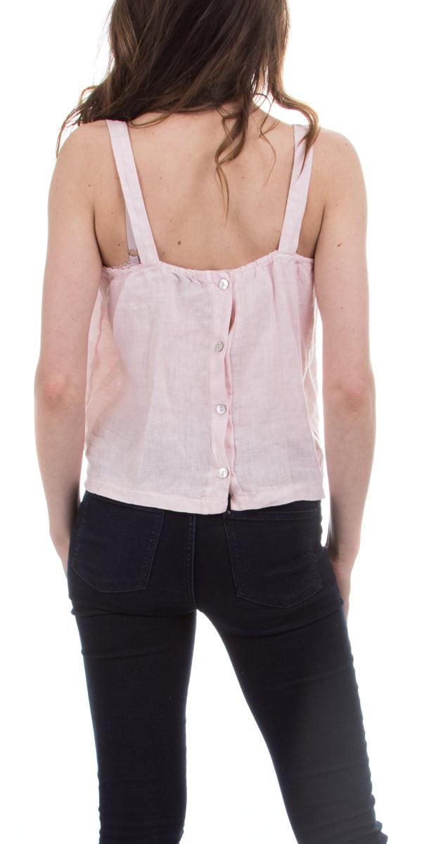 Anna Linen Top - Gigi Moda - Made in Italy # Crop Top, linen top, Made in Italy, SPRING TOP, summer top, Tank Top