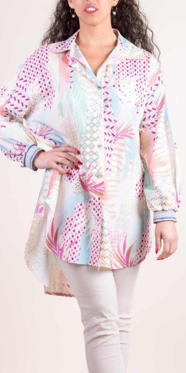 Serra Button Down Shirt - Gigi Moda - Made in Italy # 100% Cotton, button down, collared, Cotton, Gigi Moda, italian apparel, italian brand, Italian Clothing, italian shirt, Made in Italy, OS, shop gigi moda, Top