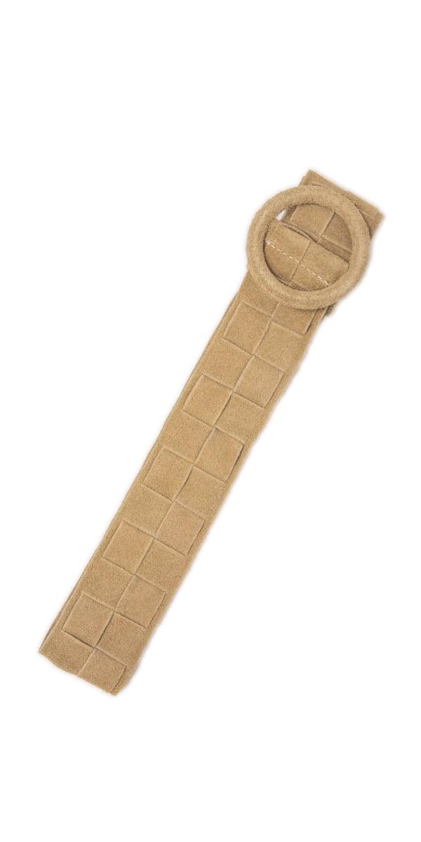 Jacqueline Leather Belt with Buckle - Gigi Moda - Made in Italy # belt, Buckle, genuine leather, italian leather, Leather, one size, Suede, waist tie belt, Woven