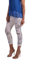 Anchor Print Jeans - Shop Gigi Moda - Made in Italy # Anchor, Made in Italy, Print