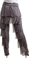Siena Pant - Shop Gigi Moda - Made in Italy # Gigi Moda, italian pants, italian silk, Made in Italy, OS, Pants, Ruffle, Silk, silk pants
