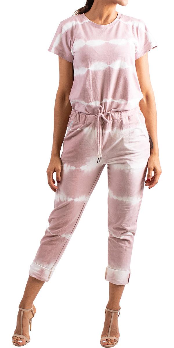 Breanna T-Shirt - Gigi Moda - Made in Italy # comfortable, comfortable fit, comfy, Made in Italy, matching set, set, T Shirt, TEE, tee shirt, Tie Dye