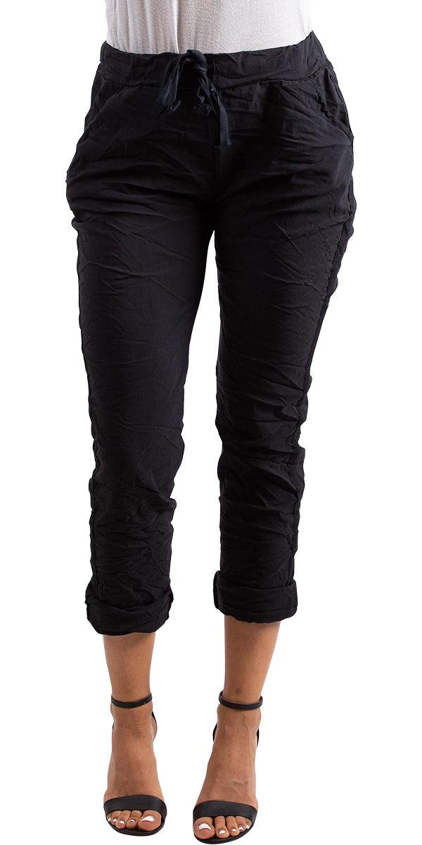La Zetagi Pants 35x29 Beige 100% Cotton Flat Front Made