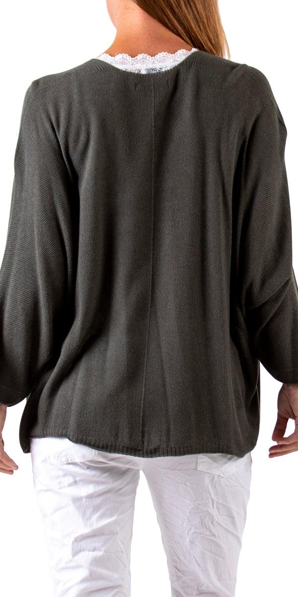 Cosima Knit Cardigan - Gigi Moda - Made in Italy # Cardigan, coats, comforatable fit, Gigi Moda, Jackets, Knit, made in italy, shop gigi moda, womans clothing