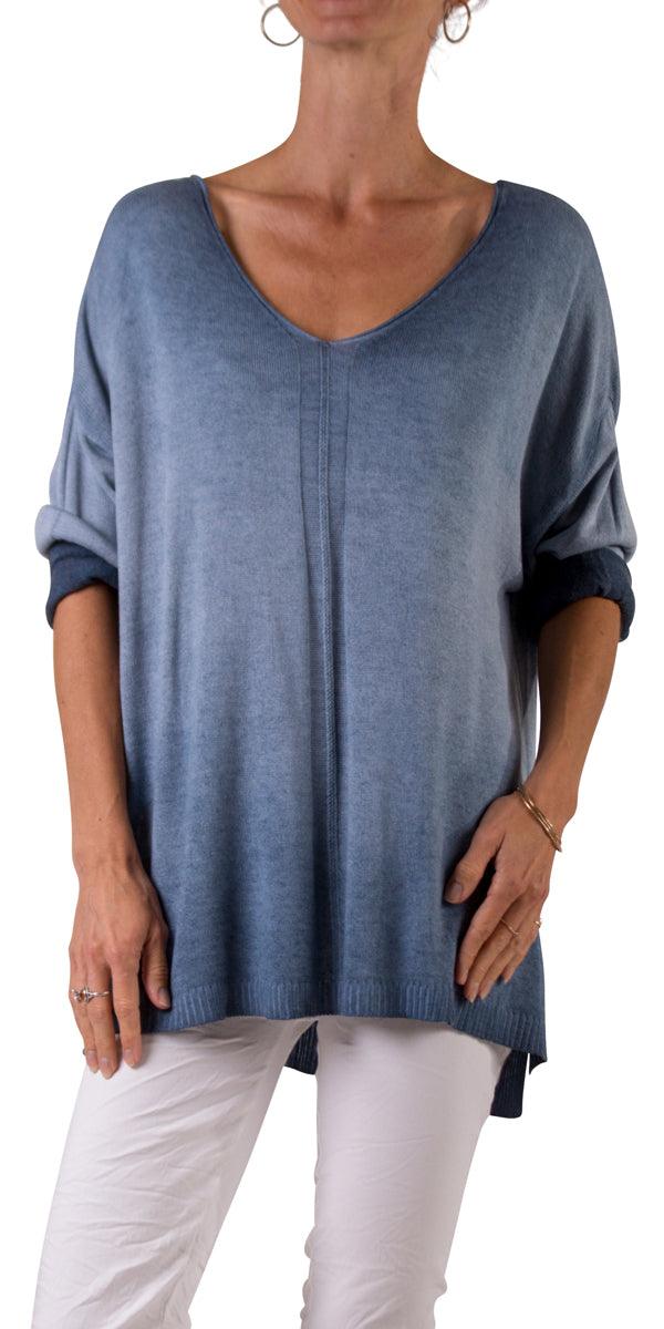 Donna Knit Sweater - Gigi Moda - Made in Italy # casual sweater, fall, Gigi Moda, italian apparel, Italian Sweater, italian top, knit sweater, Made in Italy, new, one size, shopgigimoda, Sweater, womens clothing, womens fashion