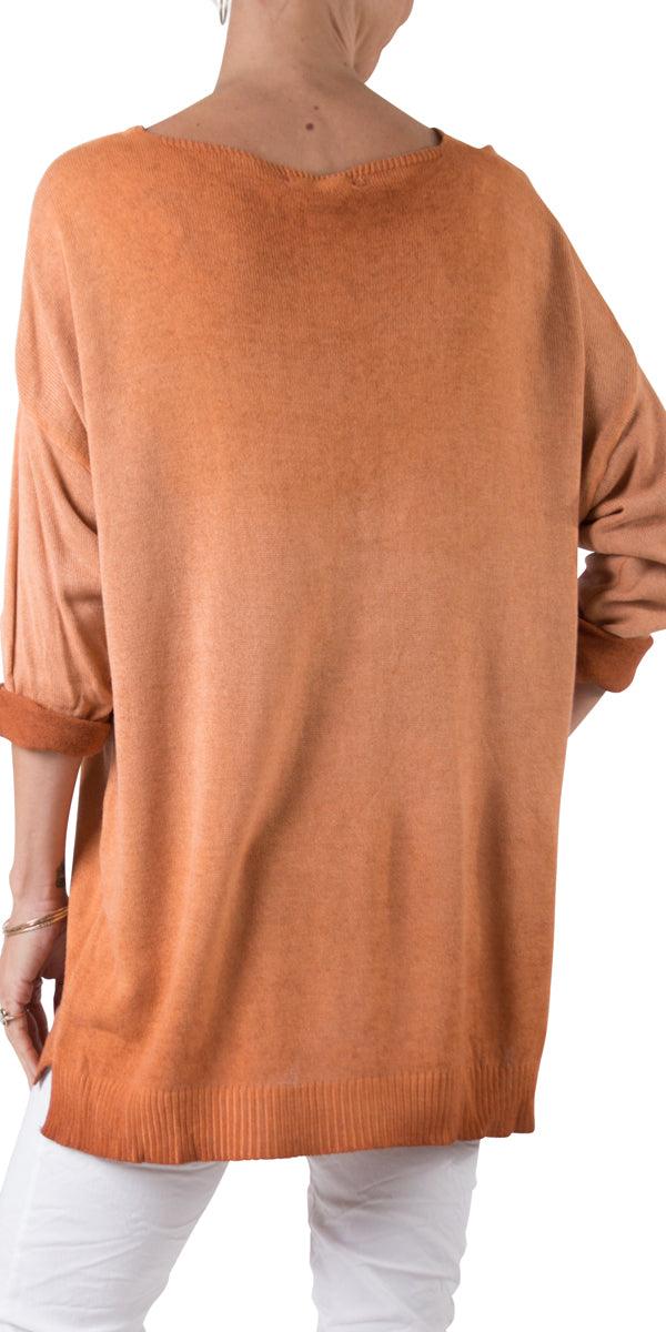 Donna Knit Sweater - Gigi Moda - Made in Italy # casual sweater, fall, Gigi Moda, italian apparel, Italian Sweater, italian top, knit sweater, Made in Italy, new, one size, shopgigimoda, Sweater, womens clothing, womens fashion