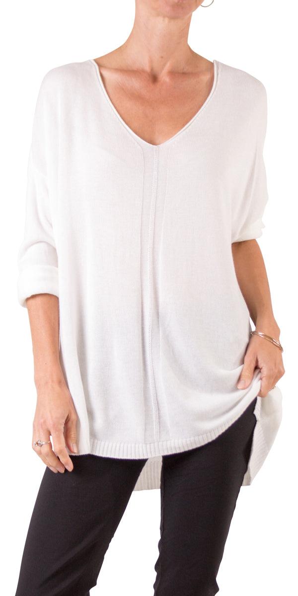 Donna Knit Sweater - Gigi Moda - Made in Italy # casual sweater, fall, Gigi Moda, italian apparel, Italian Sweater, italian top, knit sweater, Made in Italy, new, one size, shopgigimoda, Sweater, womens clothing, womens fashion