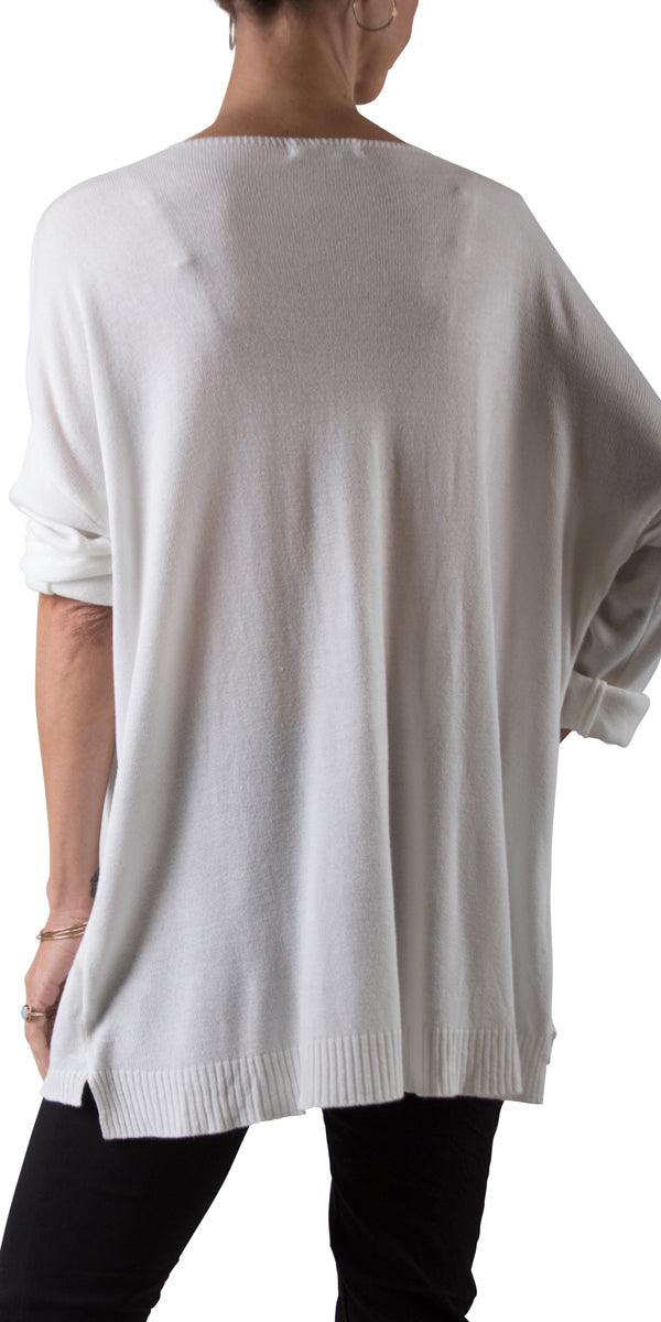 Donna Knit Sweater - Gigi Moda - Made in Italy # casual sweater, fall, Gigi Moda, italian apparel, Italian Sweater, italian top, knit sweater, Made in Italy, new, one size, shopgigimoda, Sweater, womens clothing, womens fashion