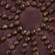 Becca Leather Bag - Gigi Moda - Made in Italy # bag, design, Gigi Moda, Handbag, italian leather, Leather, Made in Italy, stud, studded, sun design