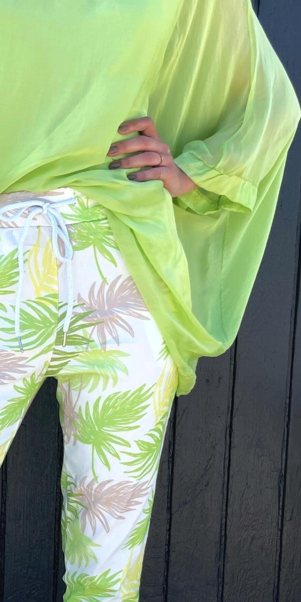 Seta Cara Kaftan - Gigi Moda - Made in Italy # 100% Silk, Blouse, Kaftan, Made in Italy, OS, resort, resort wear, Silk