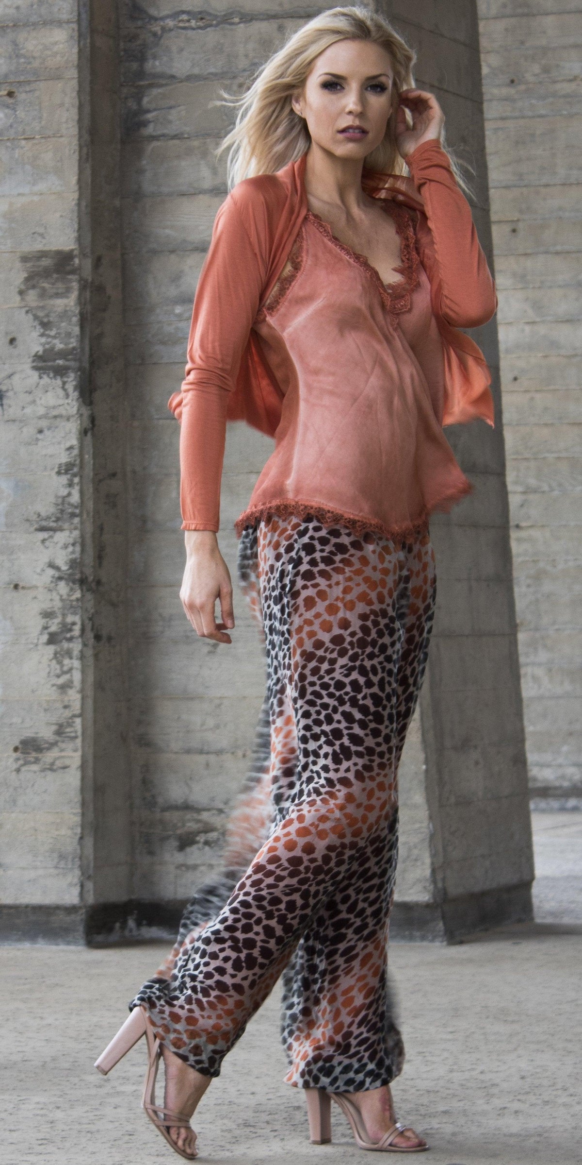 Demi Cami - Gigi Moda - Made in Italy # Blouse, Cami, DEEP V-NECK, free shipping, Gigi Moda, italian top, Made in Italy, OS, resort, resort wear, Top